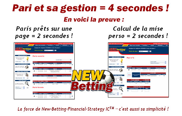 Présentation des pronostics New-betting.com et de l'outils New-Betting-Financial-Strategy IC™ 